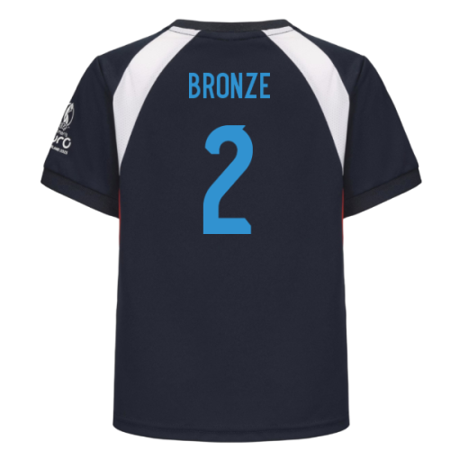 2025 England WEC Poly T-Shirt (Navy) - Kids (BRONZE 2)