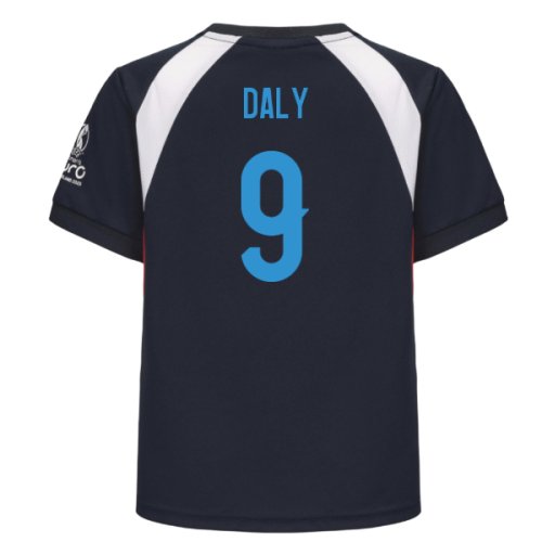 2025 England WEC Poly T-Shirt (Navy) - Kids (DALY 9)