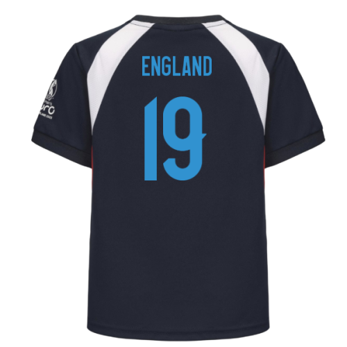 2025 England WEC Poly T-Shirt (Navy) - Kids (ENGLAND 19)