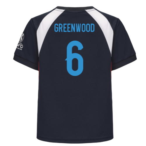 2025 England WEC Poly T-Shirt (Navy) - Kids (GREENWOOD 6)