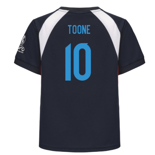 2025 England WEC Poly T-Shirt (Navy) - Kids (TOONE 10)