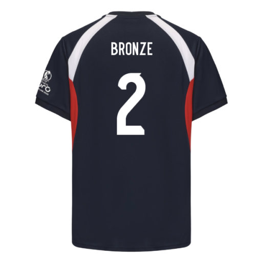 2025 England WEC Poly T-shirt (Navy) - Mens (BRONZE 2)