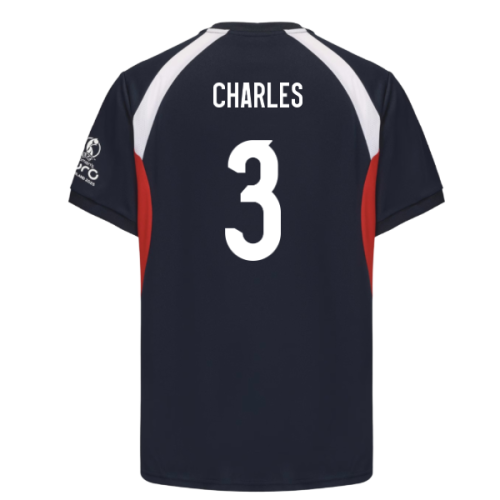2025 England WEC Poly T-shirt (Navy) - Mens (CHARLES 3)