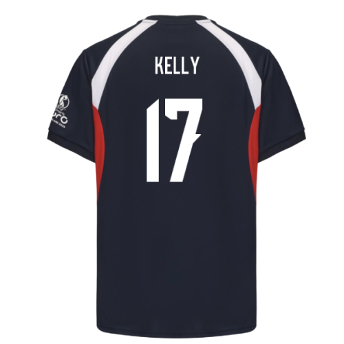 2025 England WEC Poly T-shirt (Navy) - Mens (KELLY 17)