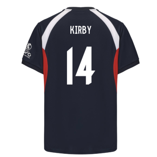 2025 England WEC Poly T-shirt (Navy) - Mens (KIRBY 14)