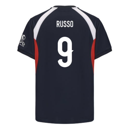 2025 England WEC Poly T-shirt (Navy) - Mens (RUSSO 9)