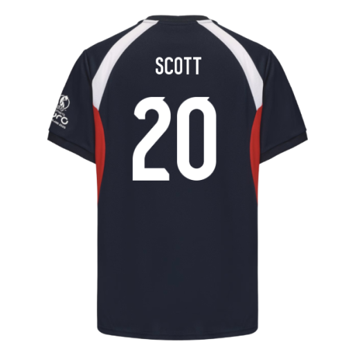 2025 England WEC Poly T-shirt (Navy) - Mens (SCOTT 20)