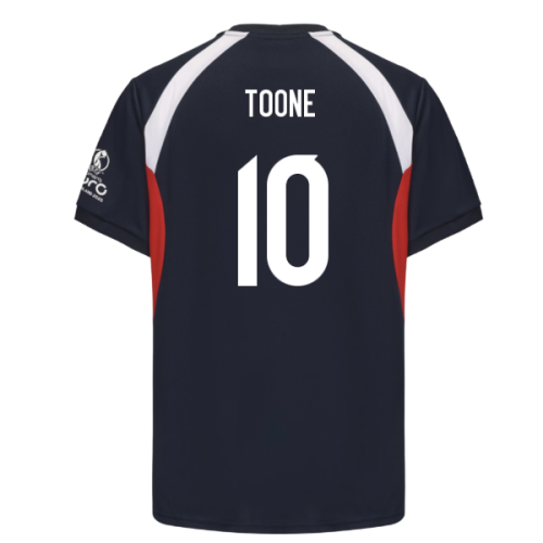 2025 England WEC Poly T-shirt (Navy) - Mens (TOONE 10)