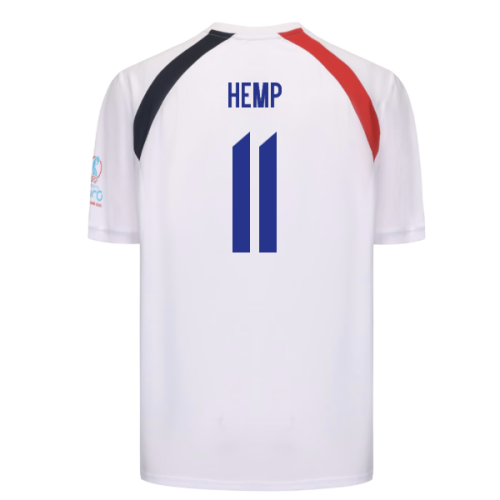 2025 England WEC Poly T-Shirt (White) - Mens (HEMP 11)