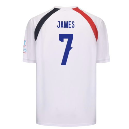 2025 England WEC Poly T-Shirt (White) - Mens (JAMES 7)