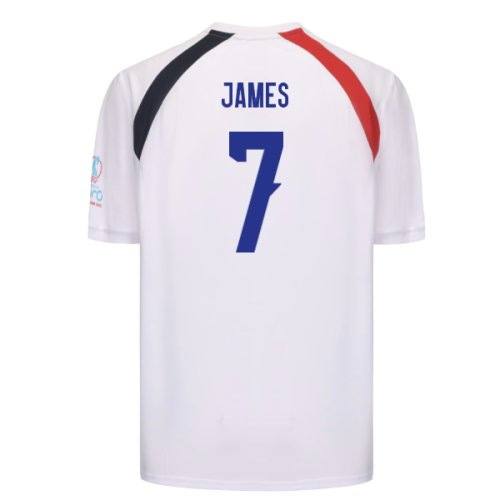 2025 England WEC Poly T-Shirt (White) - Mens (JAMES 7)