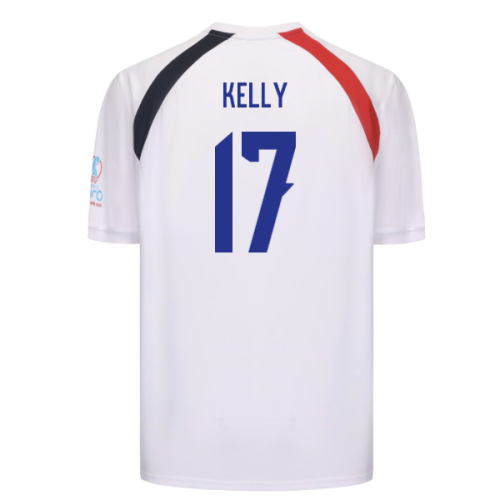 2025 England WEC Poly T-Shirt (White) - Mens (KELLY 17)