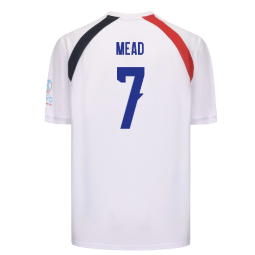 2025 England WEC Poly T-Shirt (White) - Mens (MEAD 7)