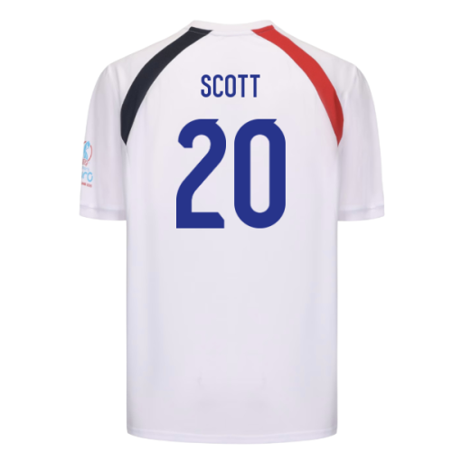 2025 England WEC Poly T-Shirt (White) - Mens (SCOTT 20)