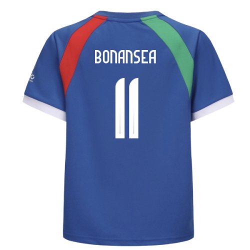 2025 Italy WEC Poly T-shirt (Blue) - Kids (Bonansea 11)