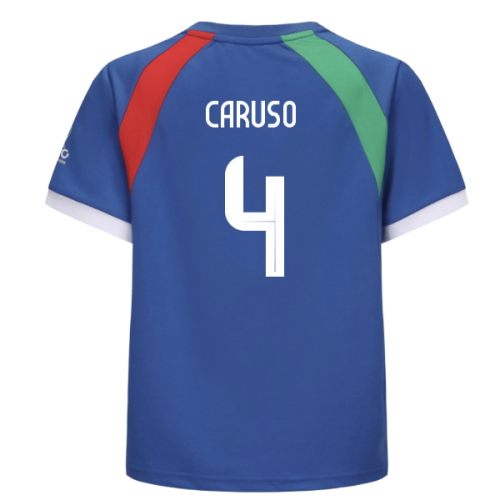 2025 Italy WEC Poly T-shirt (Blue) - Kids (Caruso 4)
