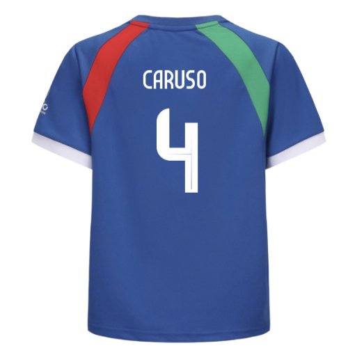 2025 Italy WEC Poly T-shirt (Blue) - Kids (Caruso 4)