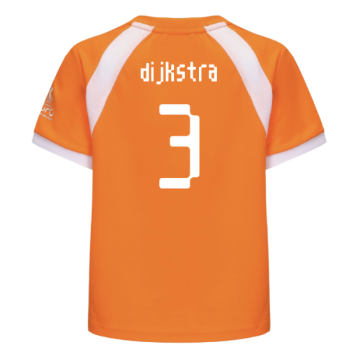 2025 Netherlands WEC Poly T-shirt (Orange) - Kids (Dijkstra 3)