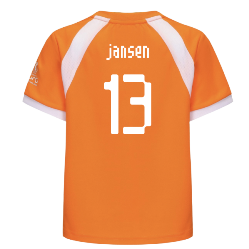 2025 Netherlands WEC Poly T-shirt (Orange) - Kids (Jansen 13)