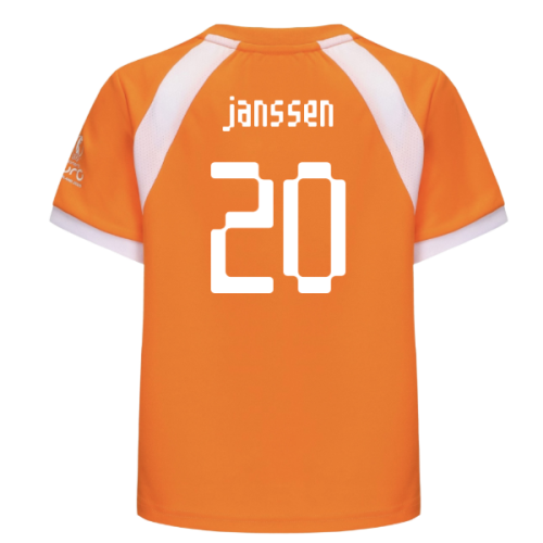 2025 Netherlands WEC Poly T-shirt (Orange) - Kids (Janssen 20)