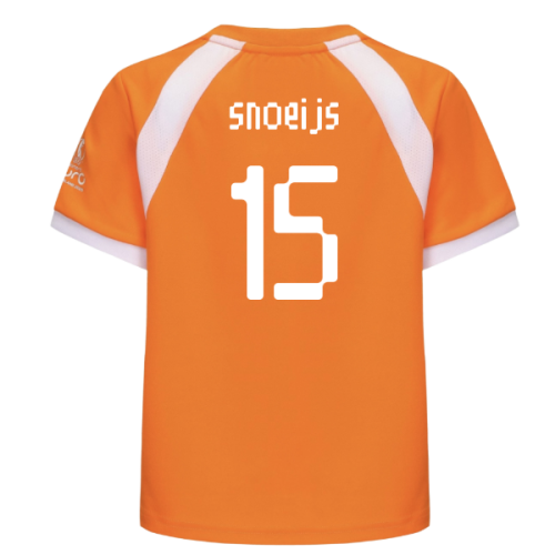 2025 Netherlands WEC Poly T-shirt (Orange) - Kids (Snoeijs 15)