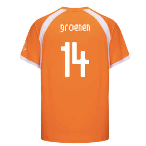 2025 Netherlands WEC Poly T-shirt (Orange) - Mens (Groenen 14)