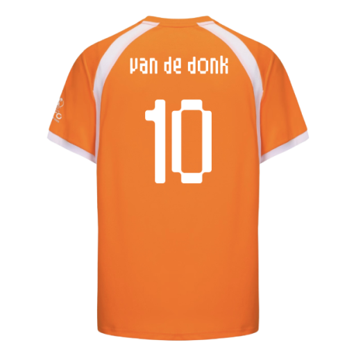 2025 Netherlands WEC Poly T-shirt (Orange) - Mens (Van De Donk 10)