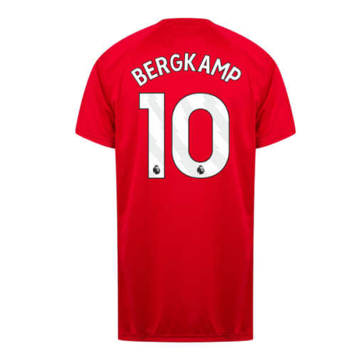 Arsenal Poly T-Shirt (Red) (Bergkamp 10)