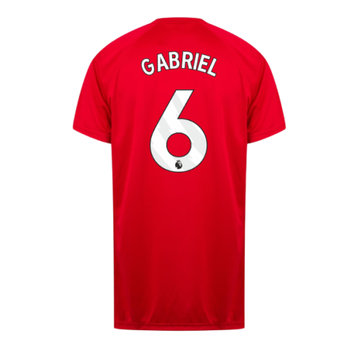 Arsenal Poly T-Shirt (Red) (Gabriel 6)