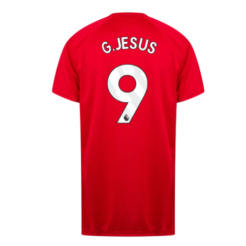 Arsenal Poly T-Shirt (Red) (G.Jesus 9)