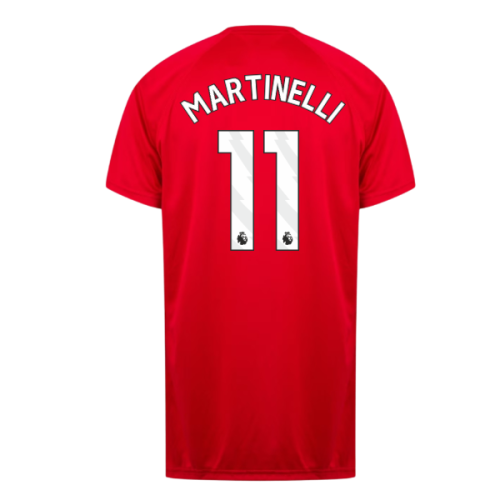 Arsenal Poly T-Shirt (Red) (Martinelli 11)