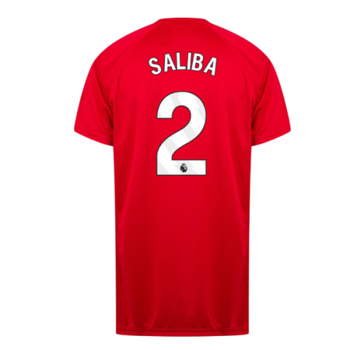 Arsenal Poly T-Shirt (Red) (Saliba 2)