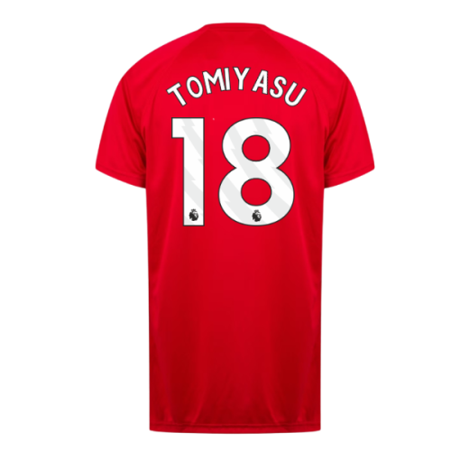 Arsenal Poly T-Shirt (Red) (Tomiyasu 18)
