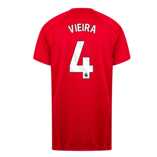Arsenal Poly T-Shirt (Red) (Vieira 4)