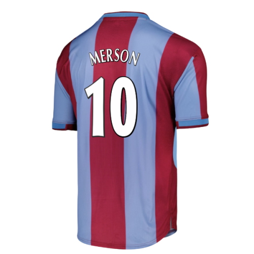 Aston Villa 2000 Home Retro Shirt (Merson 10)