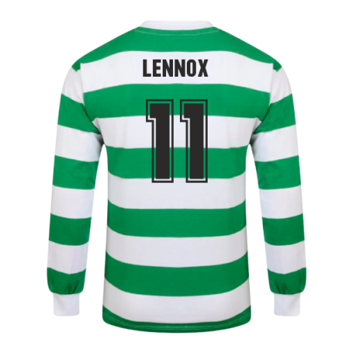 Celtic 1967 European Cup Winners Long Sleeve Retro Shirt (Lennox 11)