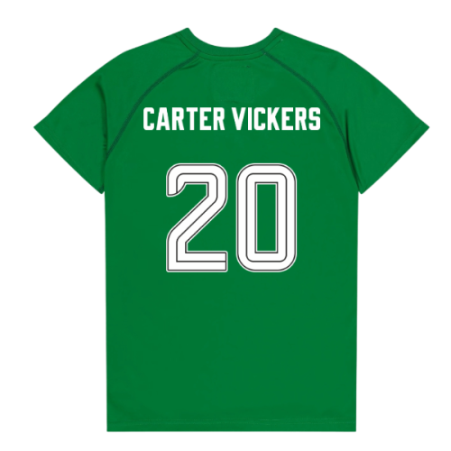 Celtic Poly T-shirt (Green/White) - Kids (Carter Vickers 20)