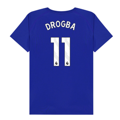 Chelsea Poly T-Shirt (Blue) - Kids (Drogba 11)