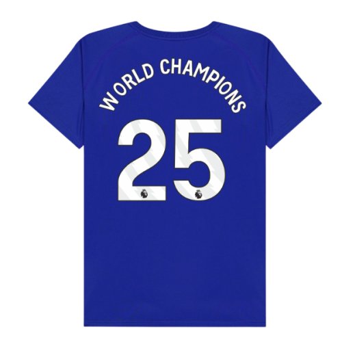 Chelsea Poly T-Shirt (Blue) - Kids (World Champions 25)