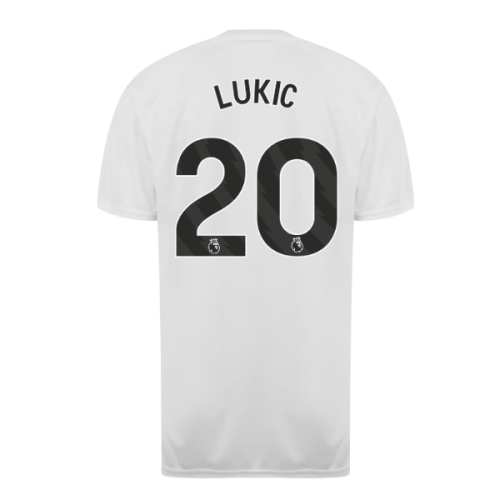 Fulham Poly T-shirt (White) (Lukic 20)