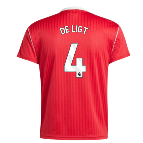 Manchester United Terrace Icons Shirt (Red) (De Ligt 4)