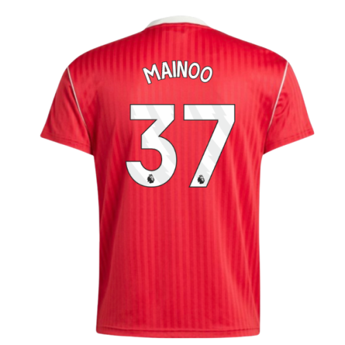 Manchester United Terrace Icons Shirt (Red) (Mainoo 37)