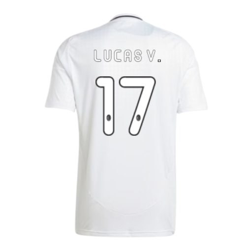 Real Madrid Home Jersey 2024-2025 (Lucas V. 17)
