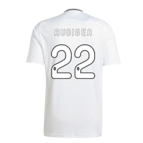 Real Madrid Home Jersey 2024-2025 (Rudiger 22)