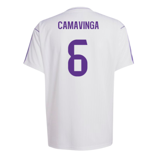 Real Madrid Terrace Icons Shirt (White) (Camavinga 6)