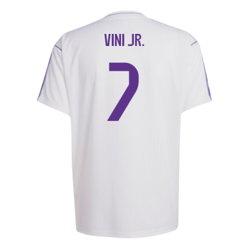 Real Madrid Terrace Icons Shirt (White) (Vini Jr. 7)