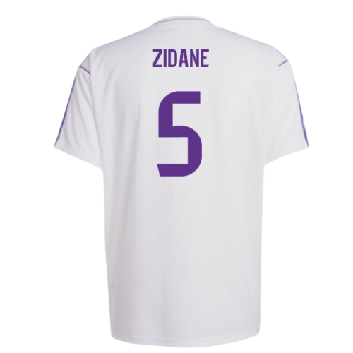 Real Madrid Terrace Icons Shirt (White) (Zidane 5)