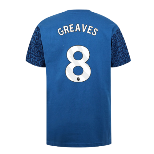 Tottenham Hotspur Graphic T-shirt (Blue) (Greaves 8)