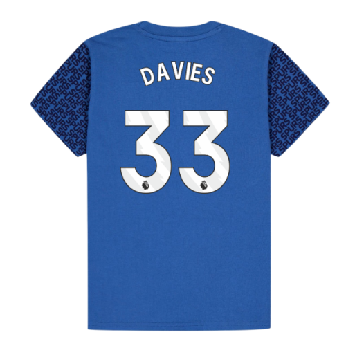 Tottenham Hotspur Graphic T-shirt (Blue) - Kids (Davies 33)