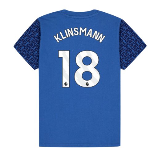 Tottenham Hotspur Graphic T-shirt (Blue) - Kids (Klinsmann 18)